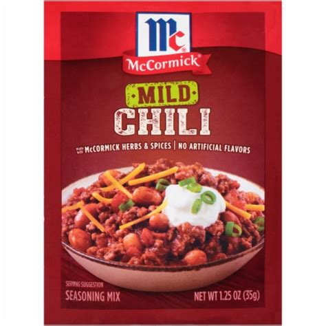mccormick mild chili recipe