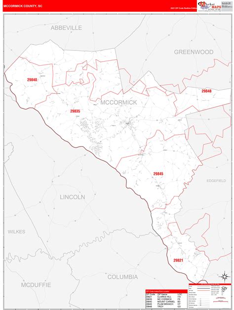 Mccormick Sc Zip Code Map