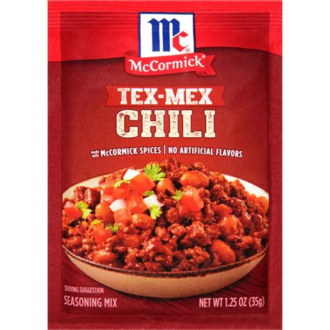 mccormick tex mex chili seasoning