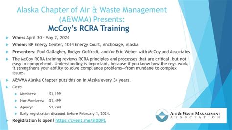 mccoy and associates rcra training