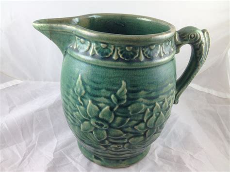 mccoy green water pitcher