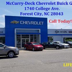 mccurry deck chevrolet forest city nc