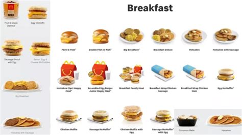 Mcd Breakfast Menu Hours