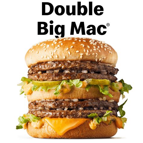 mcd double big mac