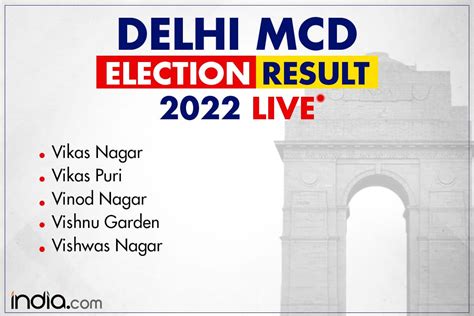 mcd election in delhi