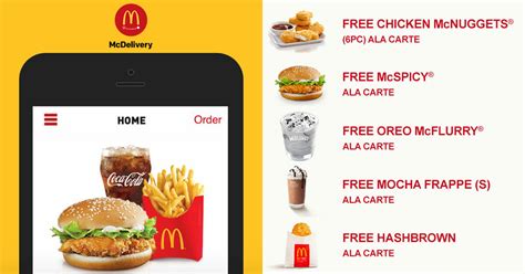 Mcdelivery Coupon: Get Your Food Delivered Right To Your Doorstep