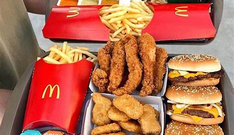 McDonald's Aesthetic food, Yummy food, Junk food snacks