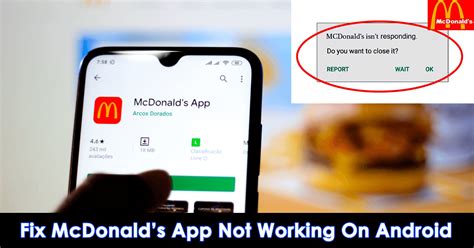mcdonald's app delivery not working