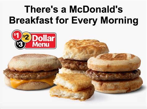 mcdonald's breakfast menu prices specials