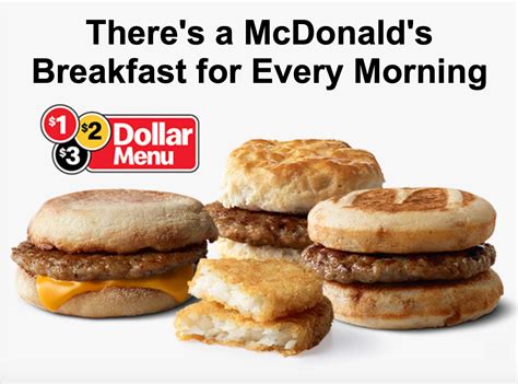 mcdonald's breakfast menu usa