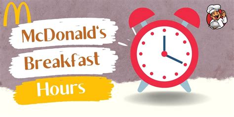 mcdonald's breakfast opening hours