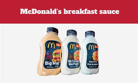 mcdonald's breakfast sauce for sale