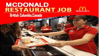 mcdonald's canada job opportunities