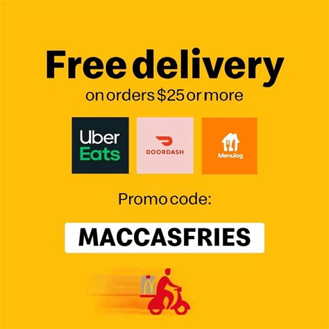 mcdonald's free delivery code doordash