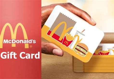 mcdonald's gift card check balance