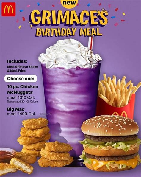 mcdonald's grimace shake uk