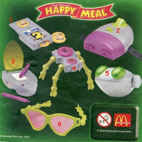 mcdonald's happy meal 2003