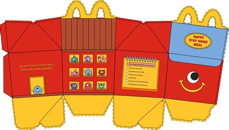 mcdonald's happy meal box kids