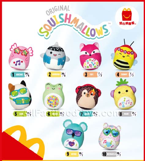 mcdonald's kids meal squishmallows