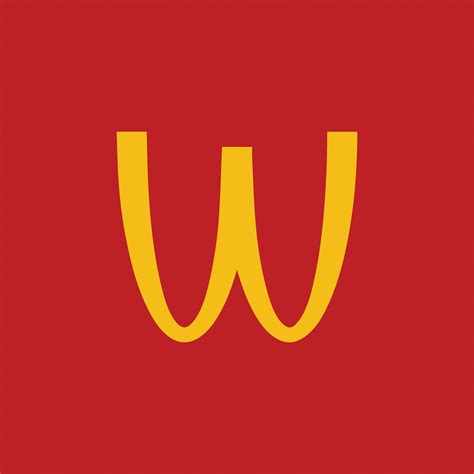 mcdonald's logo upside down