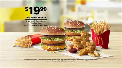 mcdonald's menu big mac bundle