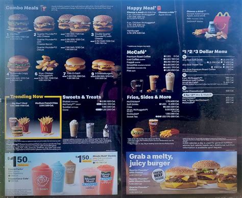 mcdonald's menu october 2023
