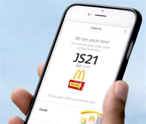 mcdonald's mobile app login