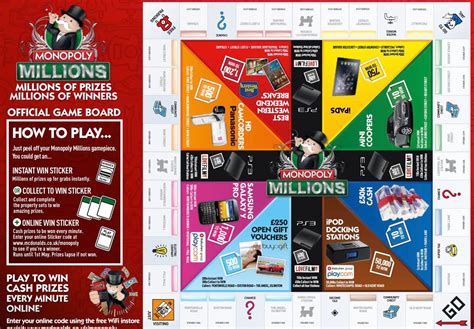 mcdonald's monopoly menu items