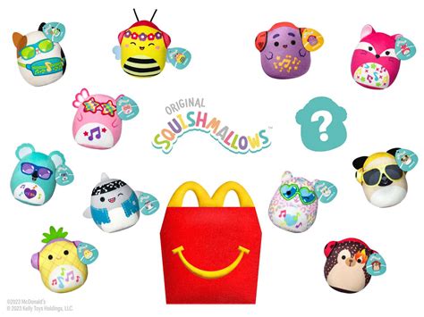 mcdonald's squishmallow happy meal toys