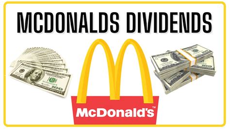 mcdonald's stock dividend