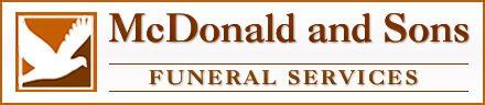mcdonald and son funeral home services