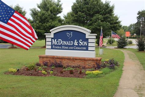 mcdonald and son obituary services