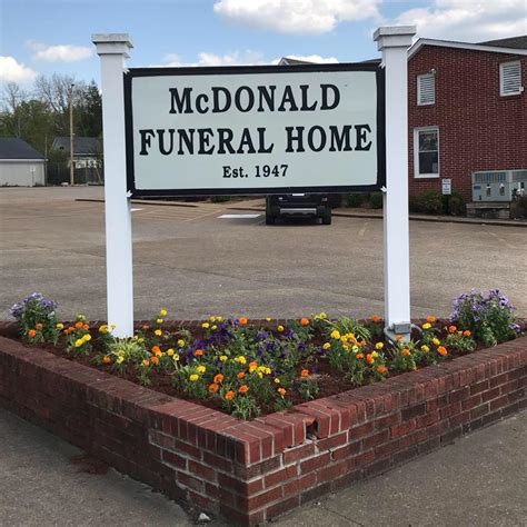 mcdonald funeral home facebook