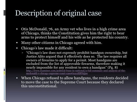 mcdonald v chicago implications