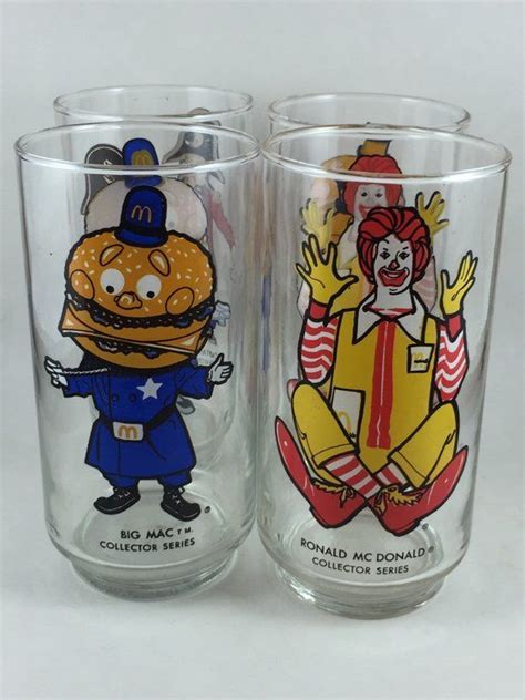 mcdonalds glasses from the 80s