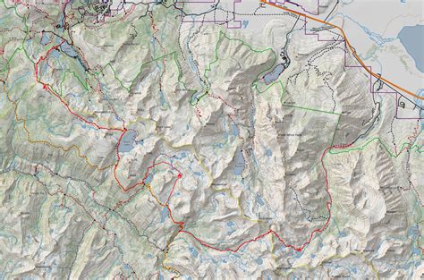 Mcgee Pass Trail Map