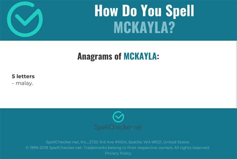 mckayla spellings