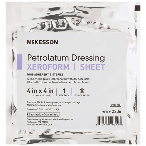 mckesson petrolatum dressing