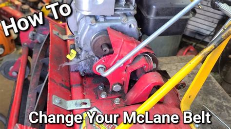Replace Mclane Reel Mower Belt YouTube