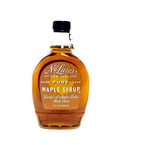 mclure's of new england pure maple syrup