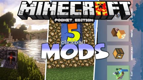 mcpe dl mods for minecraft bedrock edition
