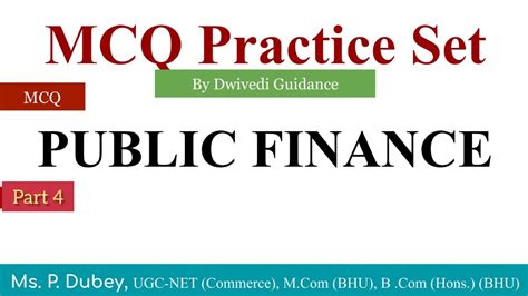 Look Mcq On Public Finance Update