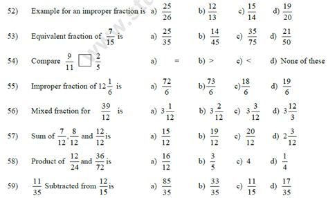 mcq questions for class 5 maths with answers pdf