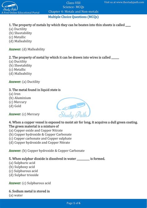 mcq questions for class 9 science with answers pdf