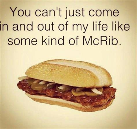 I didn't care cuz I got my McRib (With images) Government shutdown, I