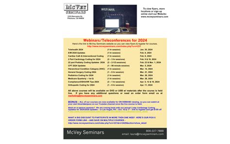 Mcvey Webinars