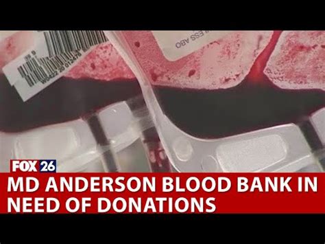 md anderson blood bank