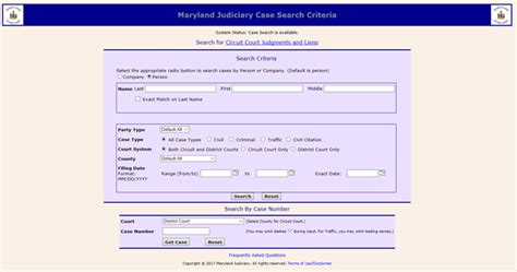 md case search portal