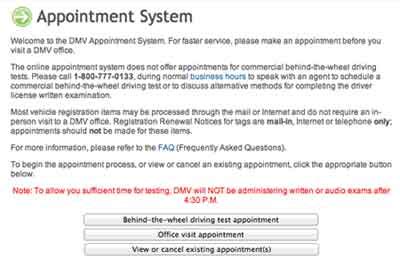 md dmv appointment online