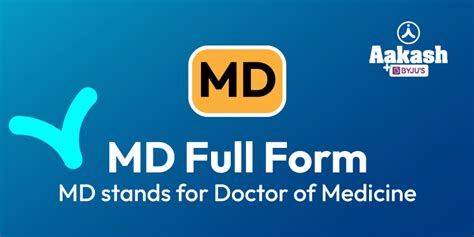 md stand for